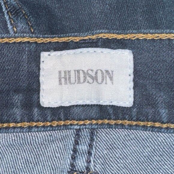 Hudson Jeans Ethan Five Pocket Straight Leg Mens Size 36 Annx Blue Wash Mid RIse - Picture 5 of 6